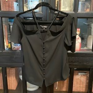 Express Black Top - XS